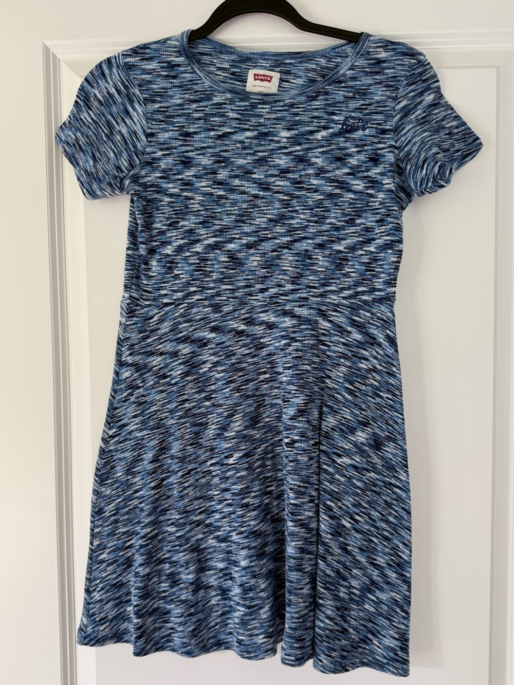 Levi's Blue Heathered Knit Girls Dress